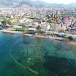 Turkey, underwater basilica in İznik