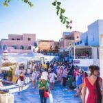 Greece, tourists in Santorini