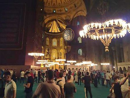 Istanbul, Hagia Sophia at night