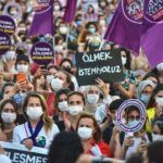 Istanbul, protests of women