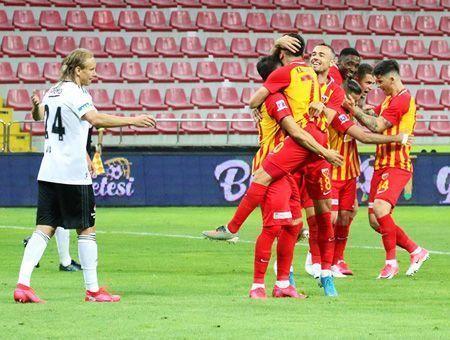 Kayerispor's goal to Beşiktaş