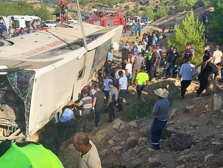 Turkey, bus accident