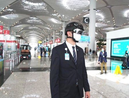 Istanbul airport, safety against coronavirus