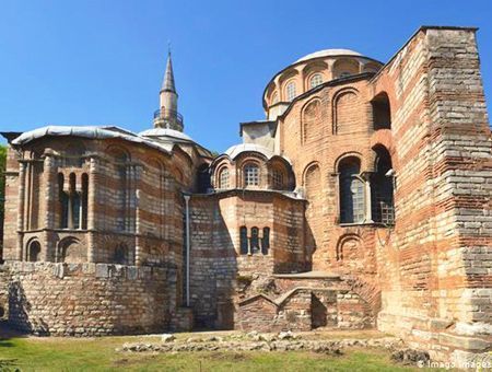 Istanbul, ancient museum and mosque of Kariye