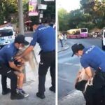 Istanbul, detention of woman without mask