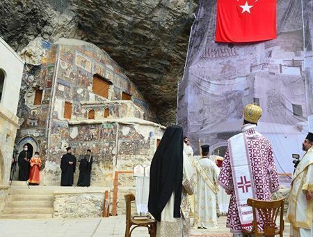 Turkey, Christian ceremony at Sümela