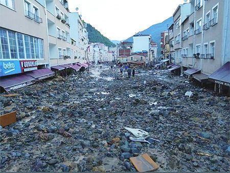 Turkey, floodings in Giresun