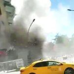 Turkey, video shows how building collapses