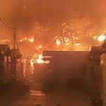 Greece, fire at Moria refugee camp