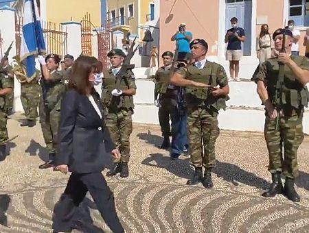 Greece, Greek soldiers in Kastellorizo