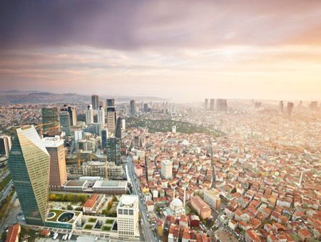 Istanbul, buildings and skyscrapers