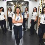 Istanbul, female metro drivers
