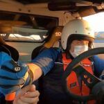 Istanbul, minister practises F1 with a car