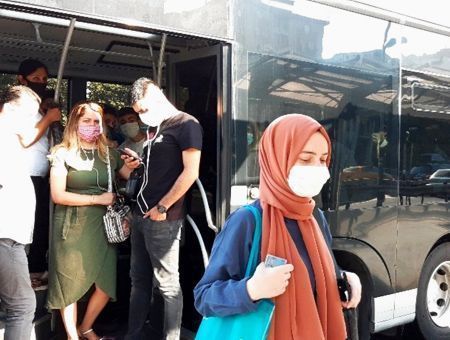 Istanbul, public transport during the coronavirus