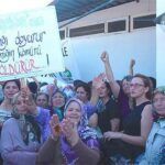 Turkey, women protest against thermal plant