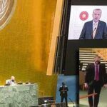 UN, Israel ambassador leaves during Erdoğan's speech