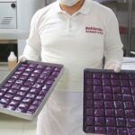 Ankara, pastry sells purple baklava