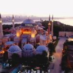 Istanbul, Hagia Sophia at sunset