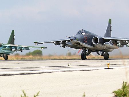 Russia, Sukhoi Su-25 fighter
