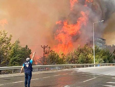 Turkey, Hatay fires