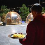 Turkey, igloos in a cafe against coronavirus