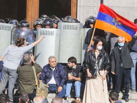 Armenia, protests, after agreement with Azerbaijan