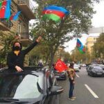Azerbaijan, celebrations after victory on Shusha, Karabakh
