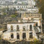 Caucasus: Karabakh, ruins of Ağdam