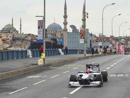Istanbul, F1 race car