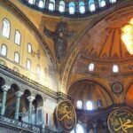 Istanbul, one of the angels of Hagia Sophia