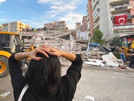 Turkey, earthquake in İzmir