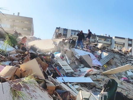 Turkey, earthquake in İzmir