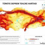 Turkey, earthquake risk map