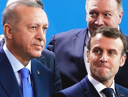 Erdoğan of Turkey, Macron of France