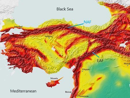 Turkey, fault lines