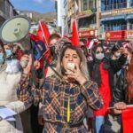 Turkey, women protest against PKK in Hakkari