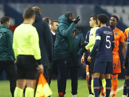 Champions, Başakşehir - PSG match suspended for racism