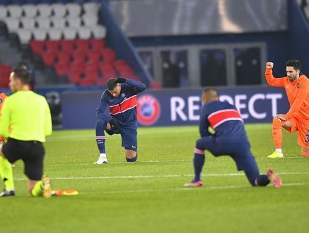 Champions, PSG and Başakşehir protest against racism