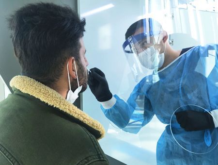 coronavirus test, COVID-19 pandemic