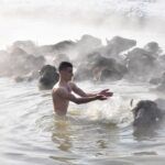 Turkey, buffaloes in hot springs