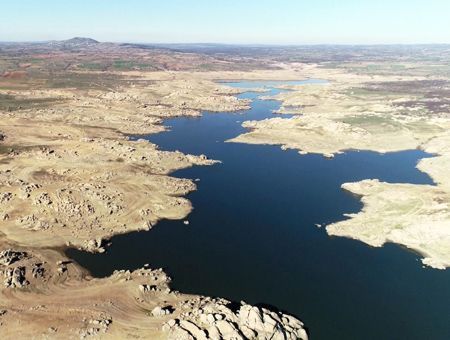 Turkey, drought and lack of water in dams