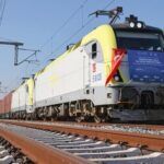 Turkey, train with goods to China