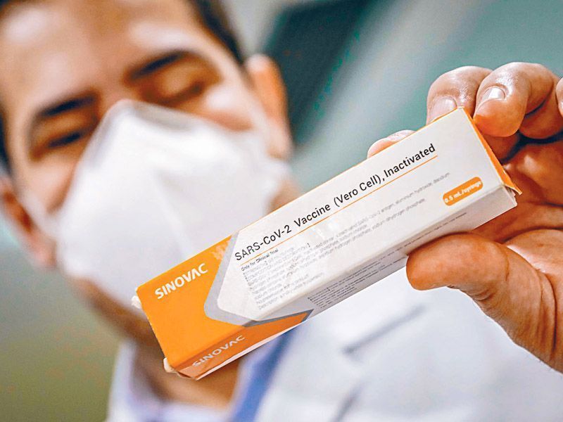 coronavirus vaccine by Chinese company Sinovac