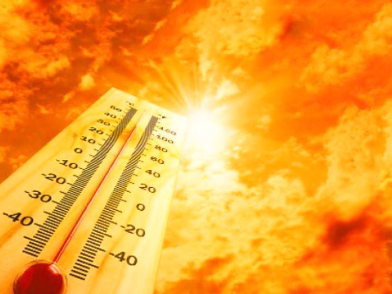 hot temperatures due to global warming