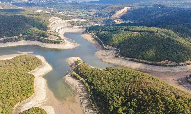 Istanbul dam amidst drought