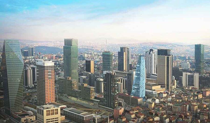 Istanbul, skyscrapers