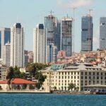 Istanbul, skyscrapers construction
