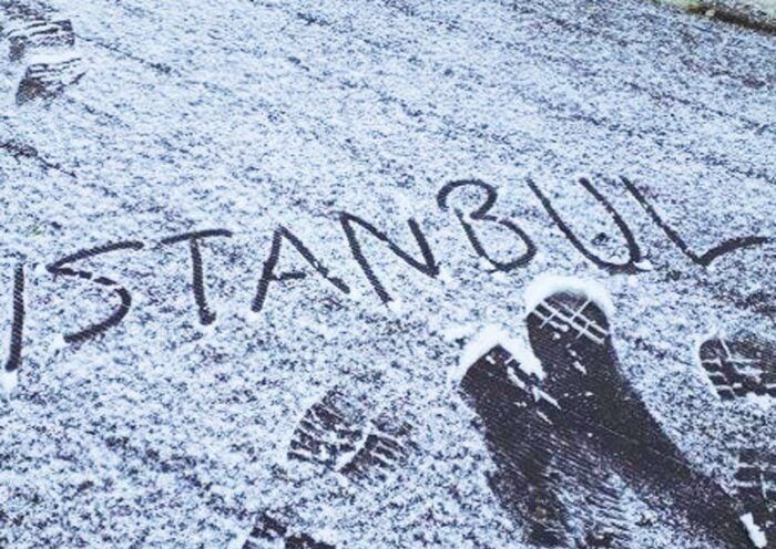 Istanbul, snowfall