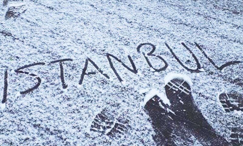 Istanbul, snowfall