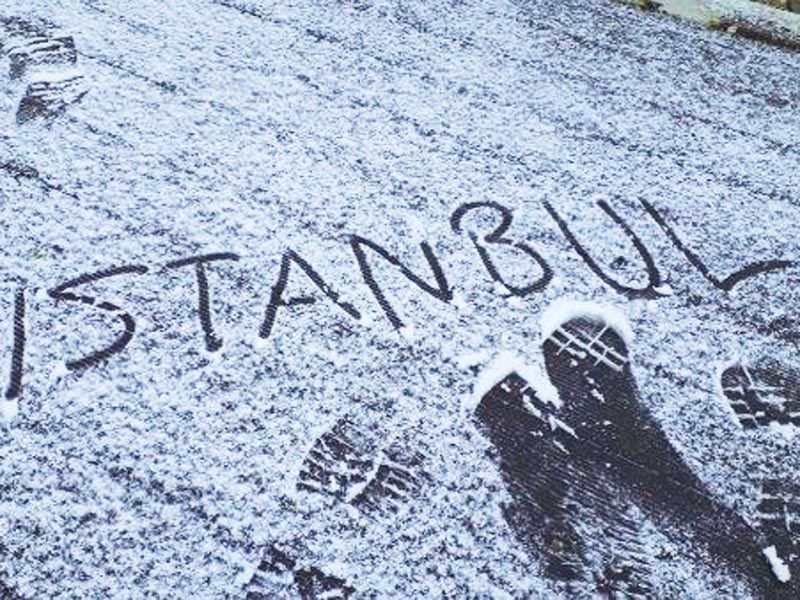 Istanbul, snowfall